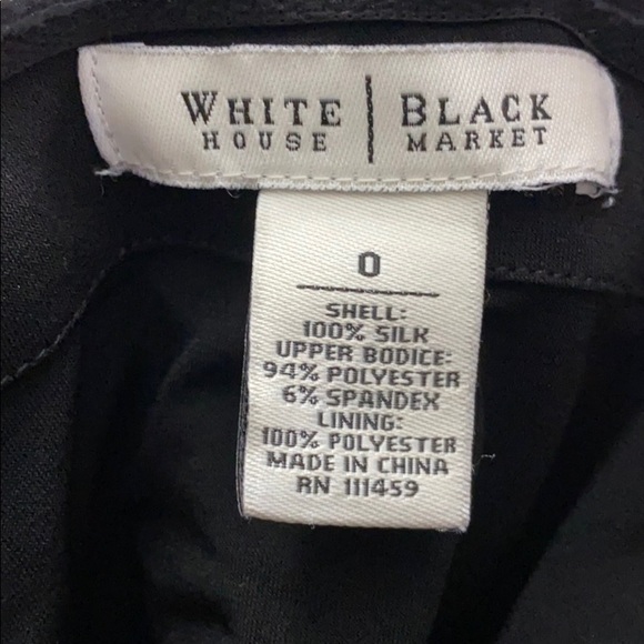 White House Black Market Strapless Floral Dress 0 - Picture 4 of 5